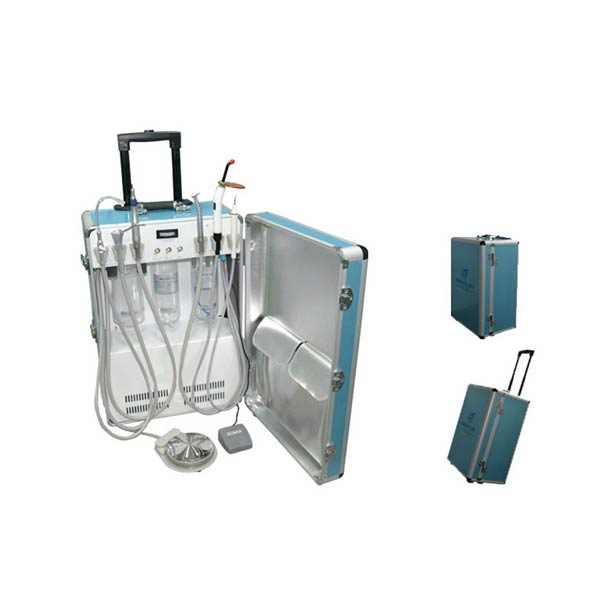 UM-P206 a unidade odontológica portátil de bagagem que cura a luz e Sclaer