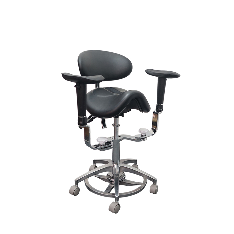 SV046 assento de sela Deluxe cadeira médica odontológica com apoio de braço