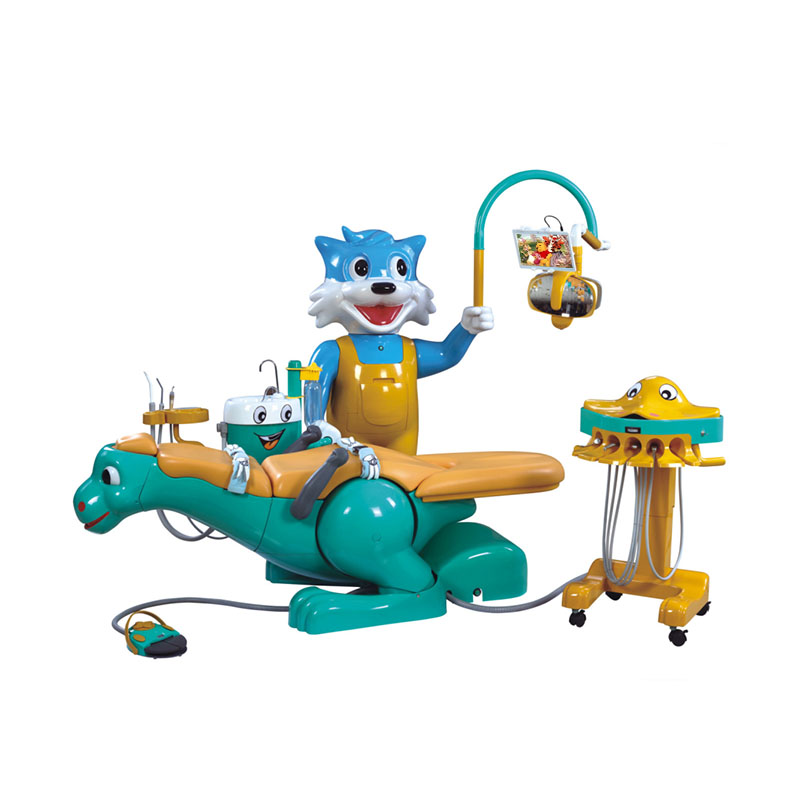 Unidade de cadeira dentária de desenho animado tipo carrinho UMG-03C para crianças